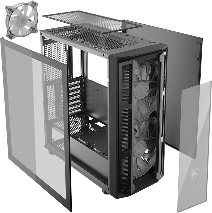 کیس گیمینگ گرین مدل GRIFFIN G6 6 کیس گیمینگ گرین مدل GRIFFIN G6