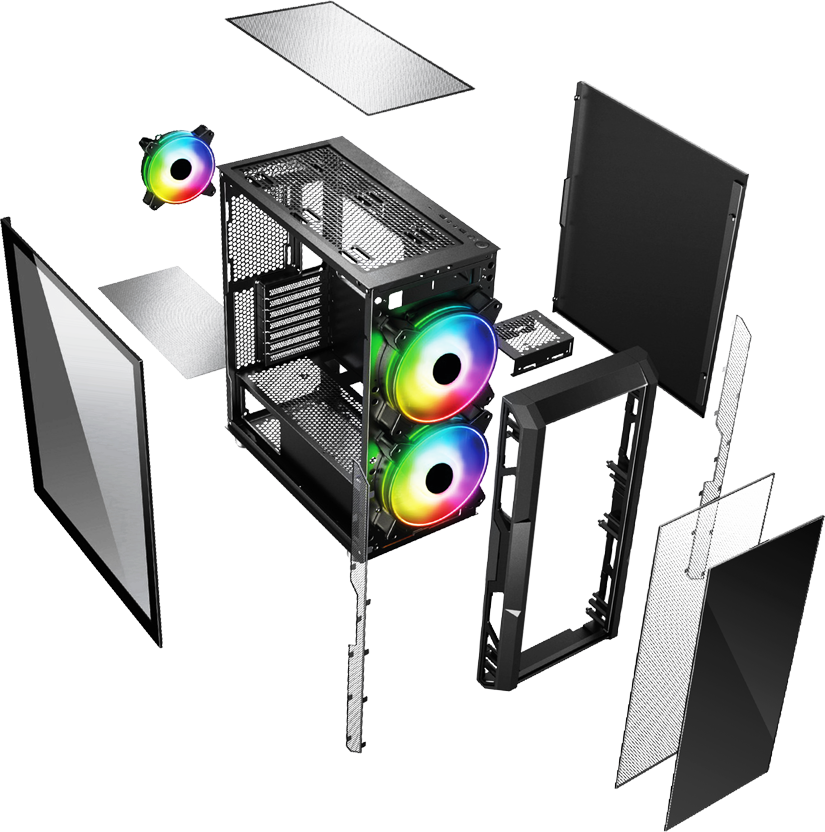 کیس کامپیوتر گیمینگ گرین مدل GRIFFIN G4