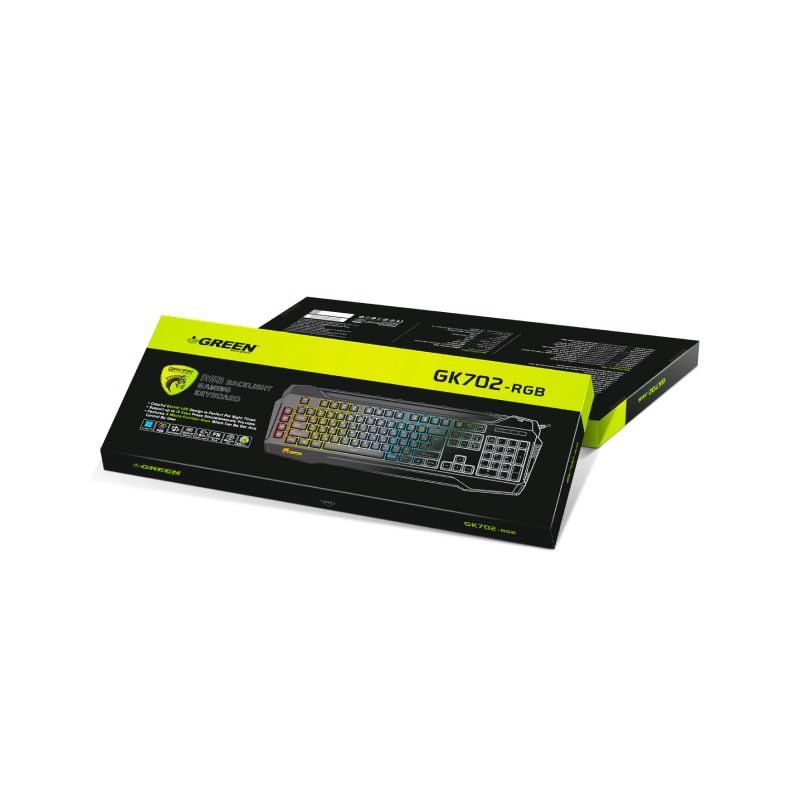 GREEN GK702RGB Backlight Gaming Keyboard 9