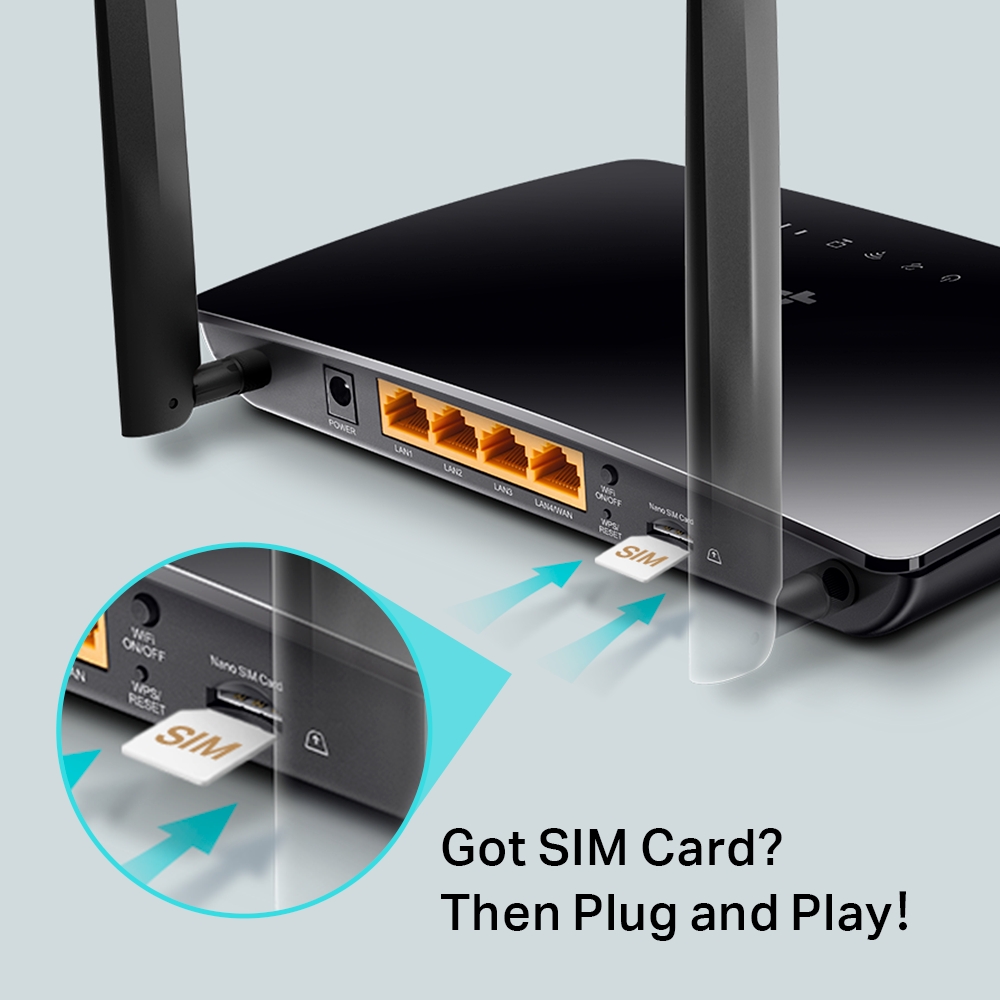 مودم روتر 4G LTE بی سیم تی پی لینک مدل TL-MR6400
