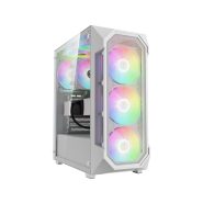 GAMDIAS AURA GC1 ELITE WH Mesh RGB Mid tower Case 1