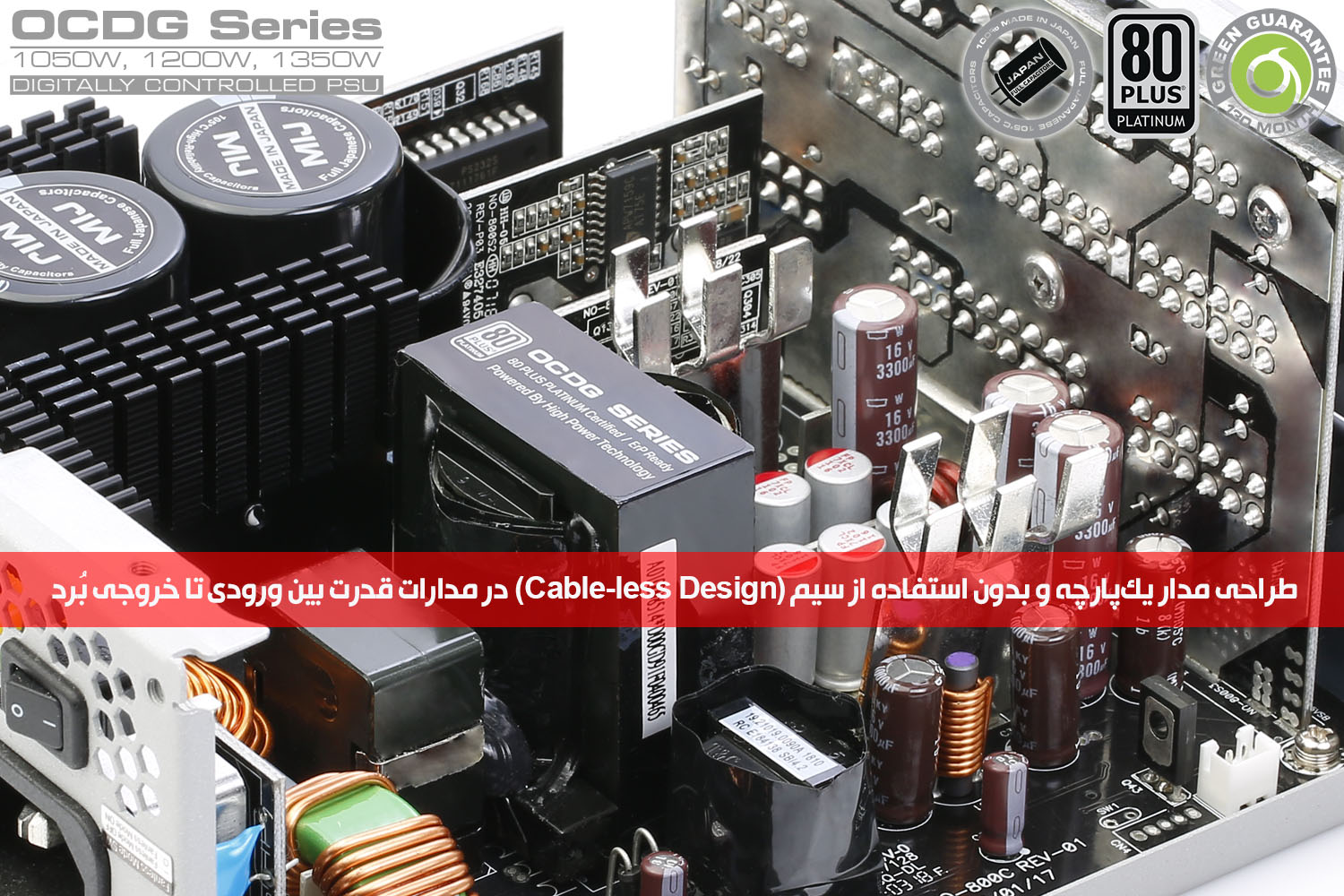 پاور کامپیوتر گرین مدل GP1200B-OCDG