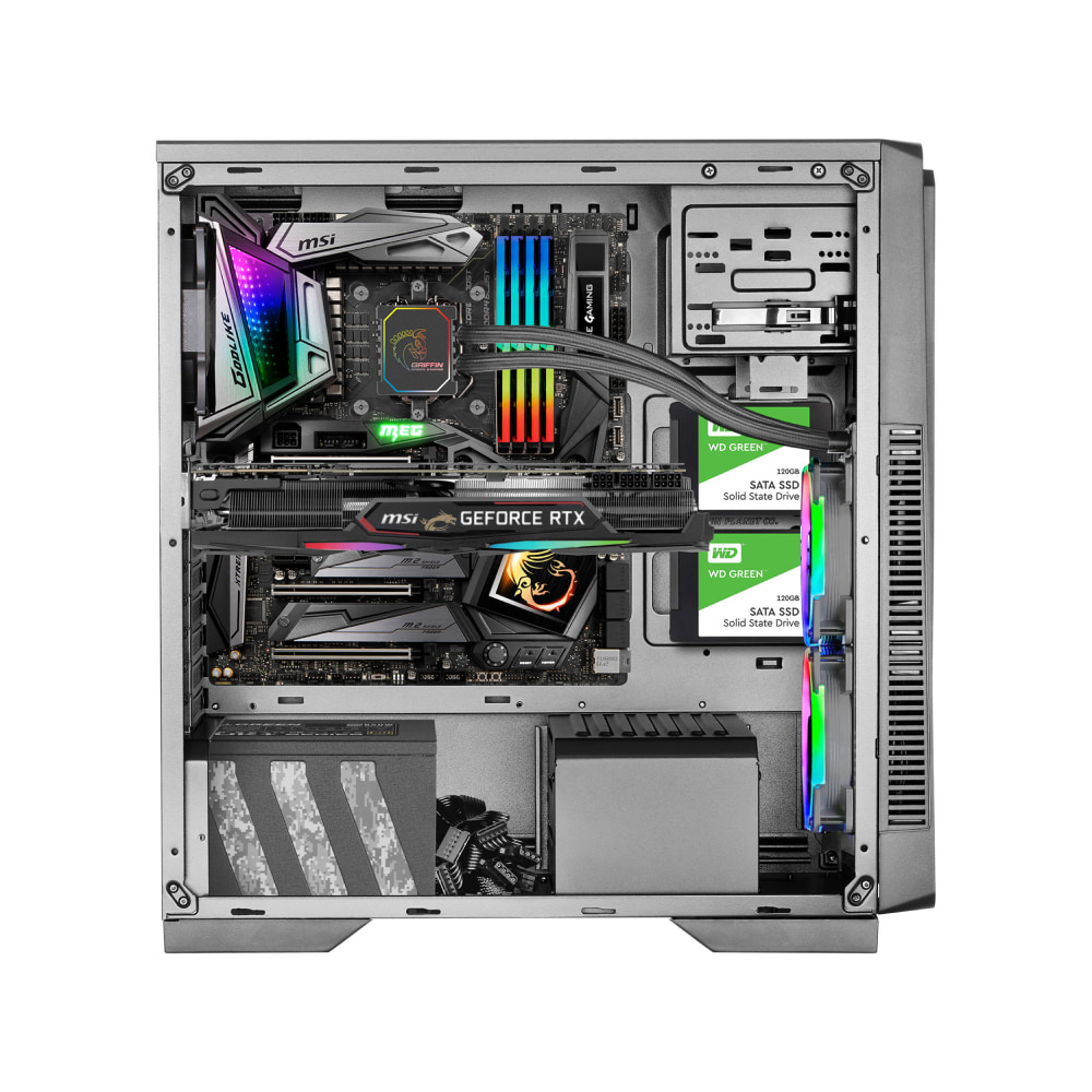 GREEN PARSA Mid-Tower PC Case 8