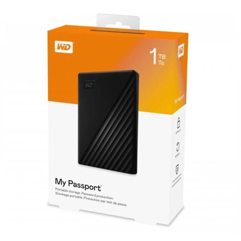 هارد اکسترنال وسترن دیجیتال مدل My Passport ظرفیت 1 ترابایت
