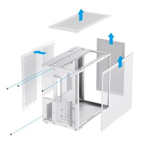 کیس گیمینگ گیم مکس مدل Infinity White