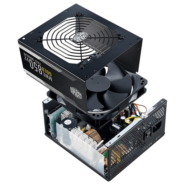 منبع تغذیه کامپیوتر کولر مستر مدل MWE GOLD 850 – V2 FULL MODULAR 2 منبع تغذیه کامپیوتر کولر مستر مدل MWE GOLD 850 – V2 FULL MODULAR