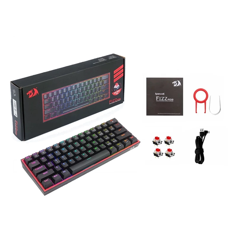 Redragon K617 Fizz Gaming Keyboard 12
