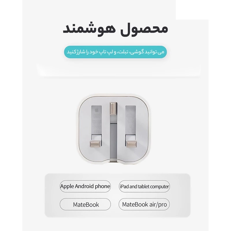 شارژر دیواری 20 وات اپل مدل B/A