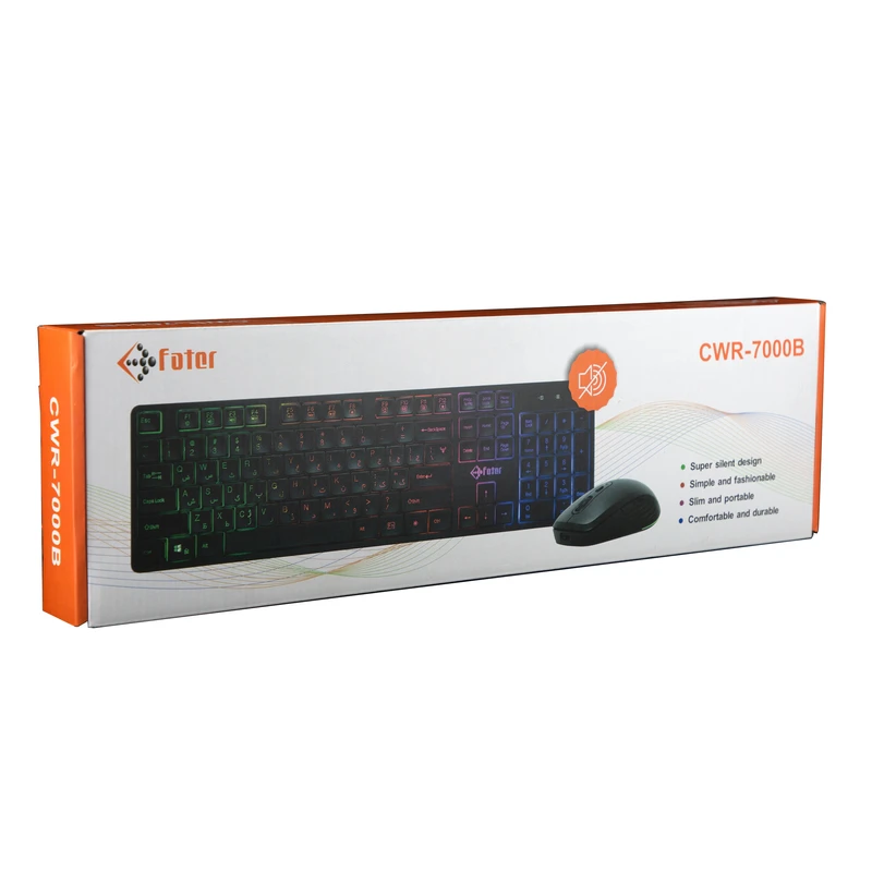 کیبورد و ماوس گیمینگ فاطر مدل CWR-7000B