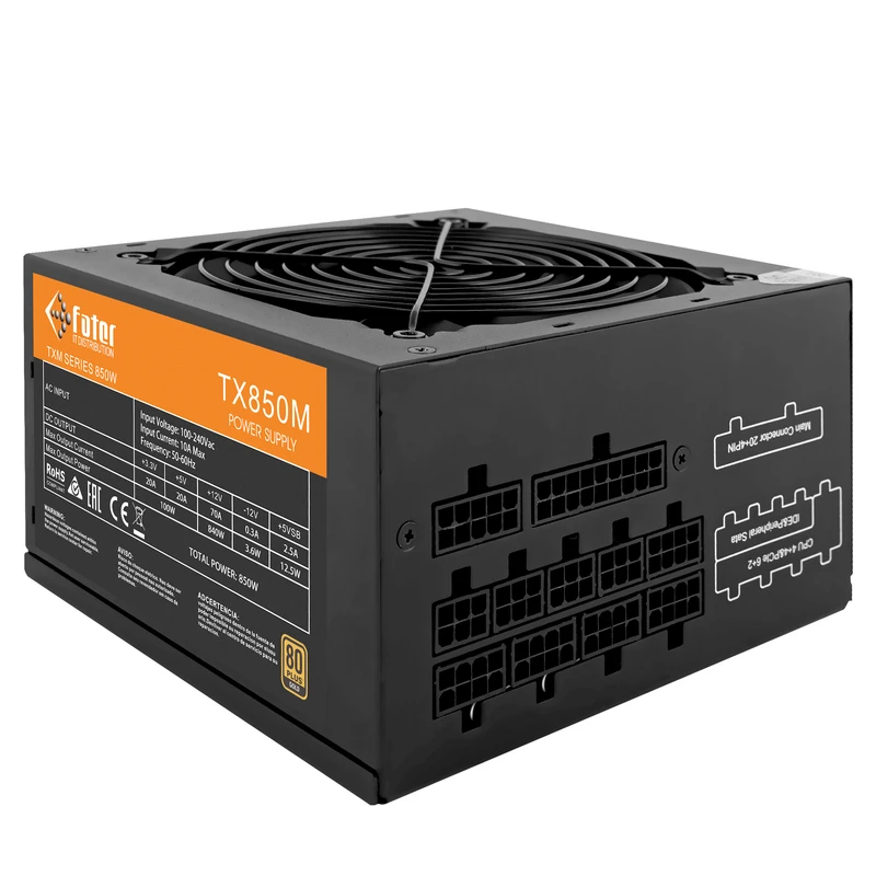 Fater TX850M Computer Power Supply 1