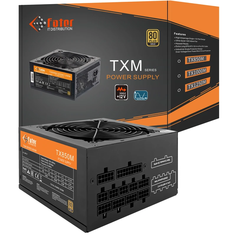 Fater TX850M Computer Power Supply 3